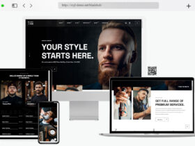 bladehub barber shop wordpress theme