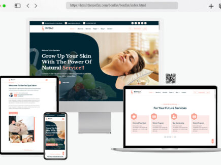 bonfax spa salon html template