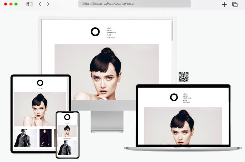 enso minimal photography wordpress theme