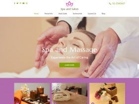 Free Beauty Spa Hair Salon WordPress