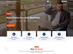 Free IT Company WordPress Themes