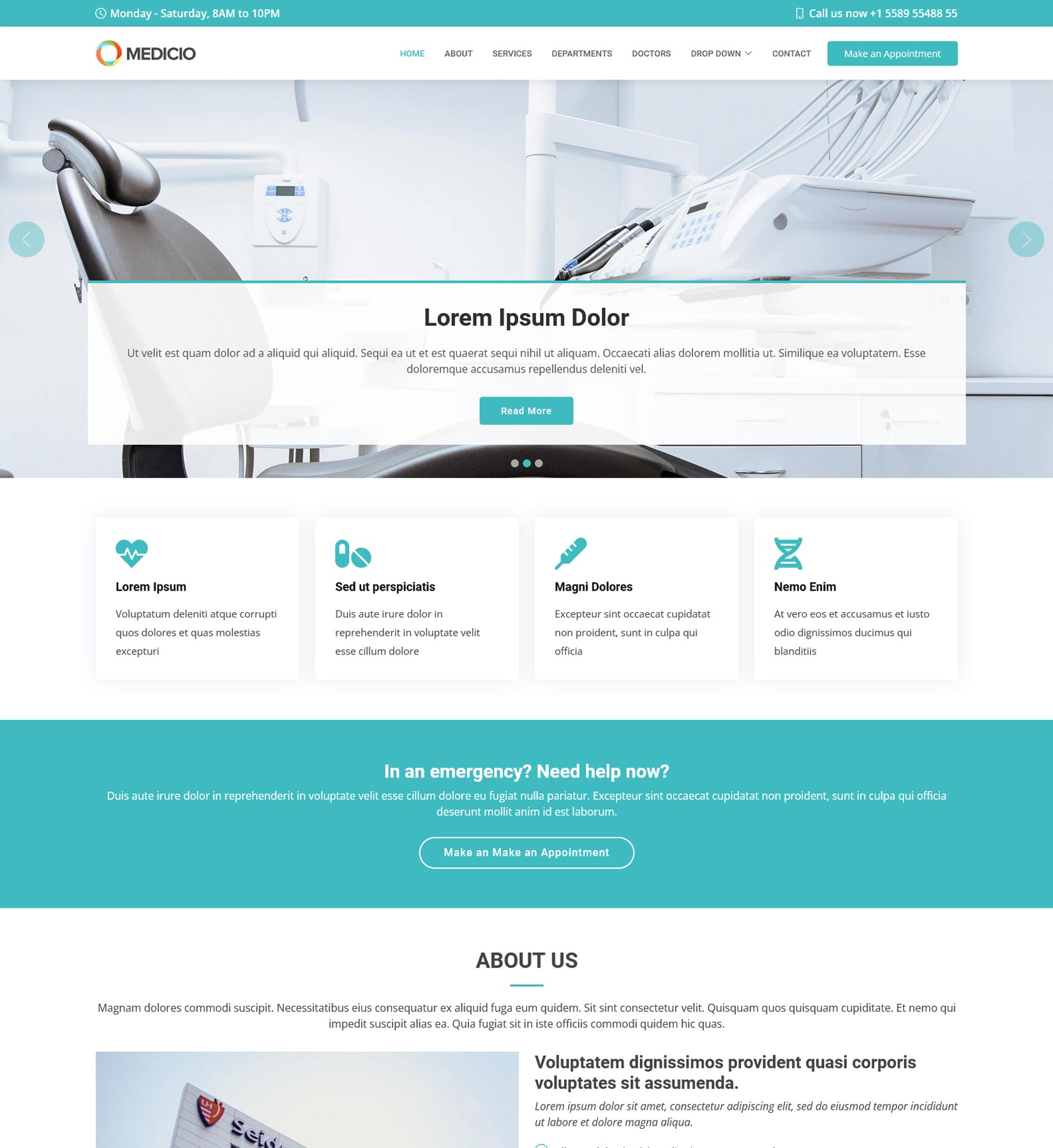 Medicio Free Medical Template