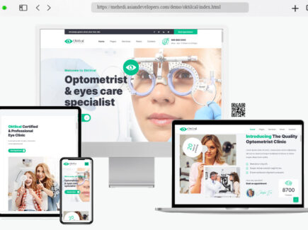 oktilcal optometrist eye care html template