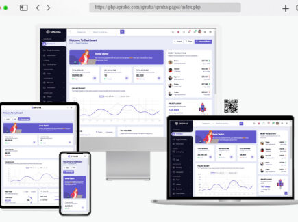 spruha php bootstrap admin dashboard template