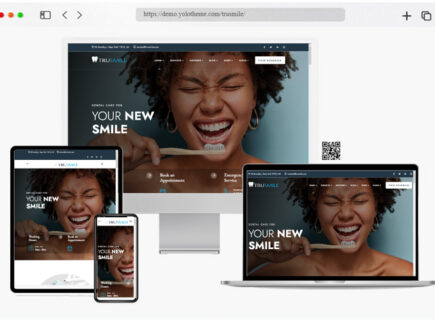 trusmile dentist wordpress theme