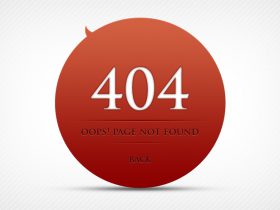 free 404 error page template