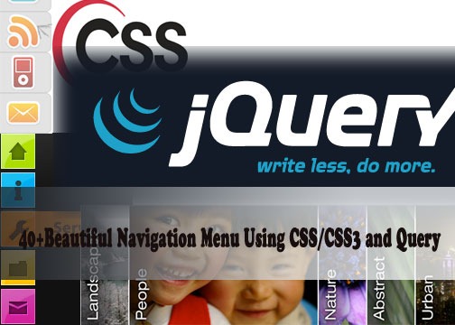 beautiful css menu